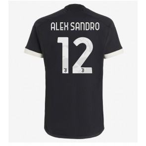 Juventus Alex Sandro #12 Alternativní Dres 2023-24 Krátký Rukáv